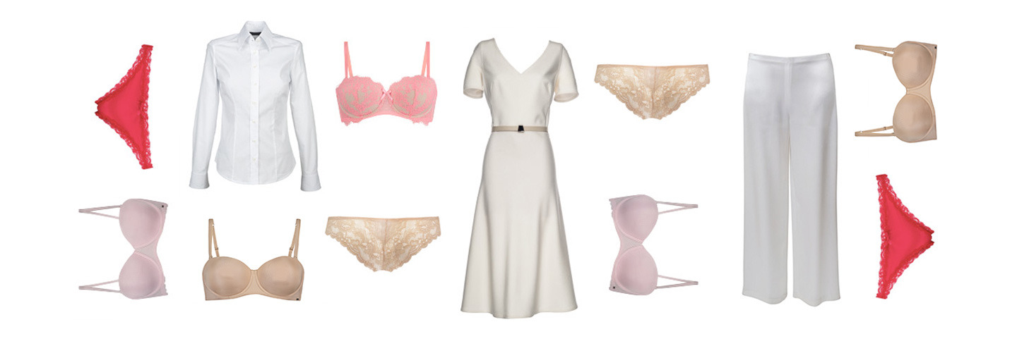 ¿Qué ropa interior usar cuando vistes de blanco?