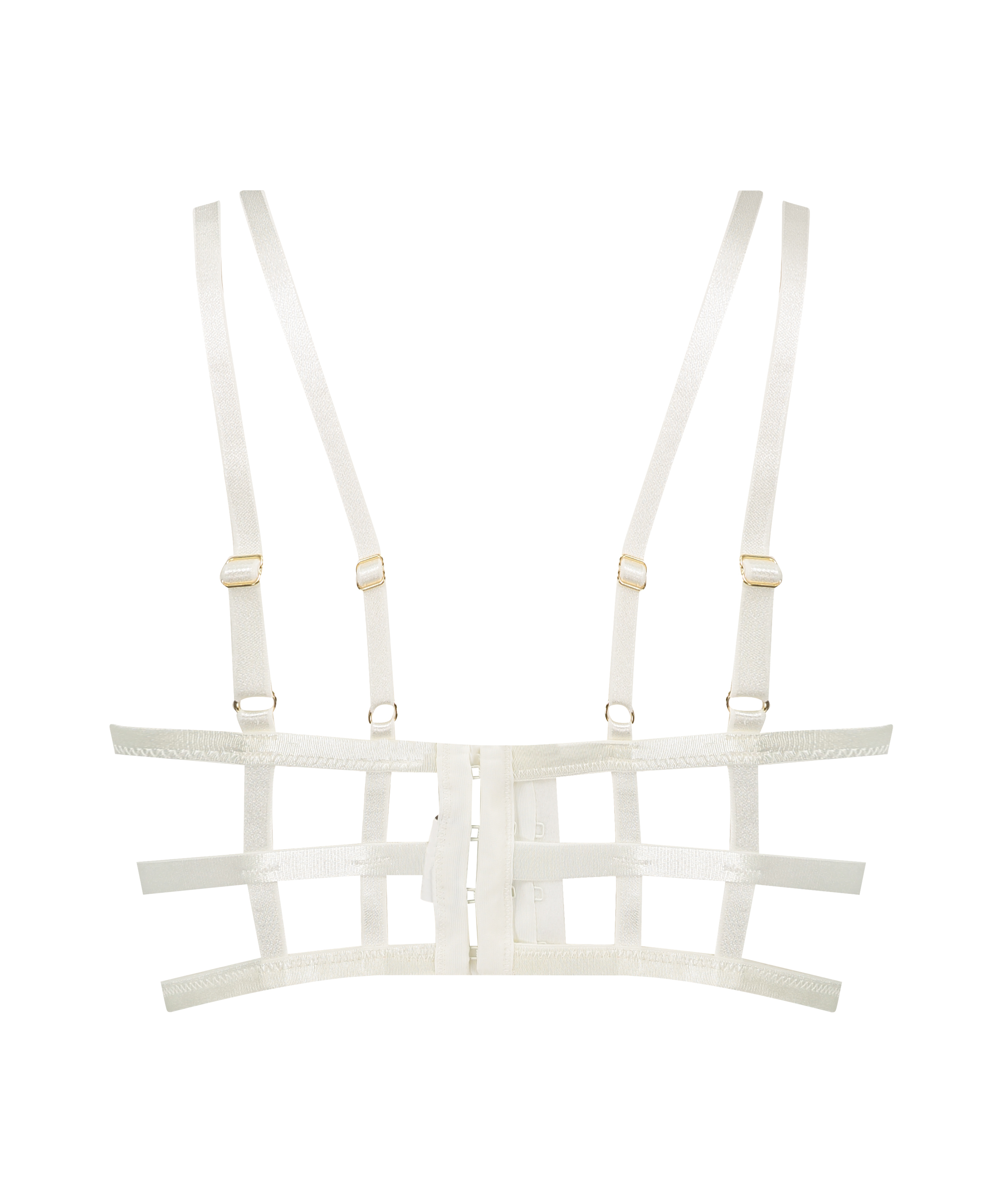 Sujetador longline de aros no preformado Piper, Blanco, main