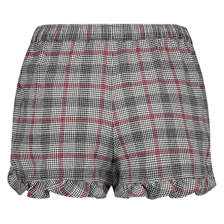 Pantal&oacute;n de pijama corto Twill Check, Gris