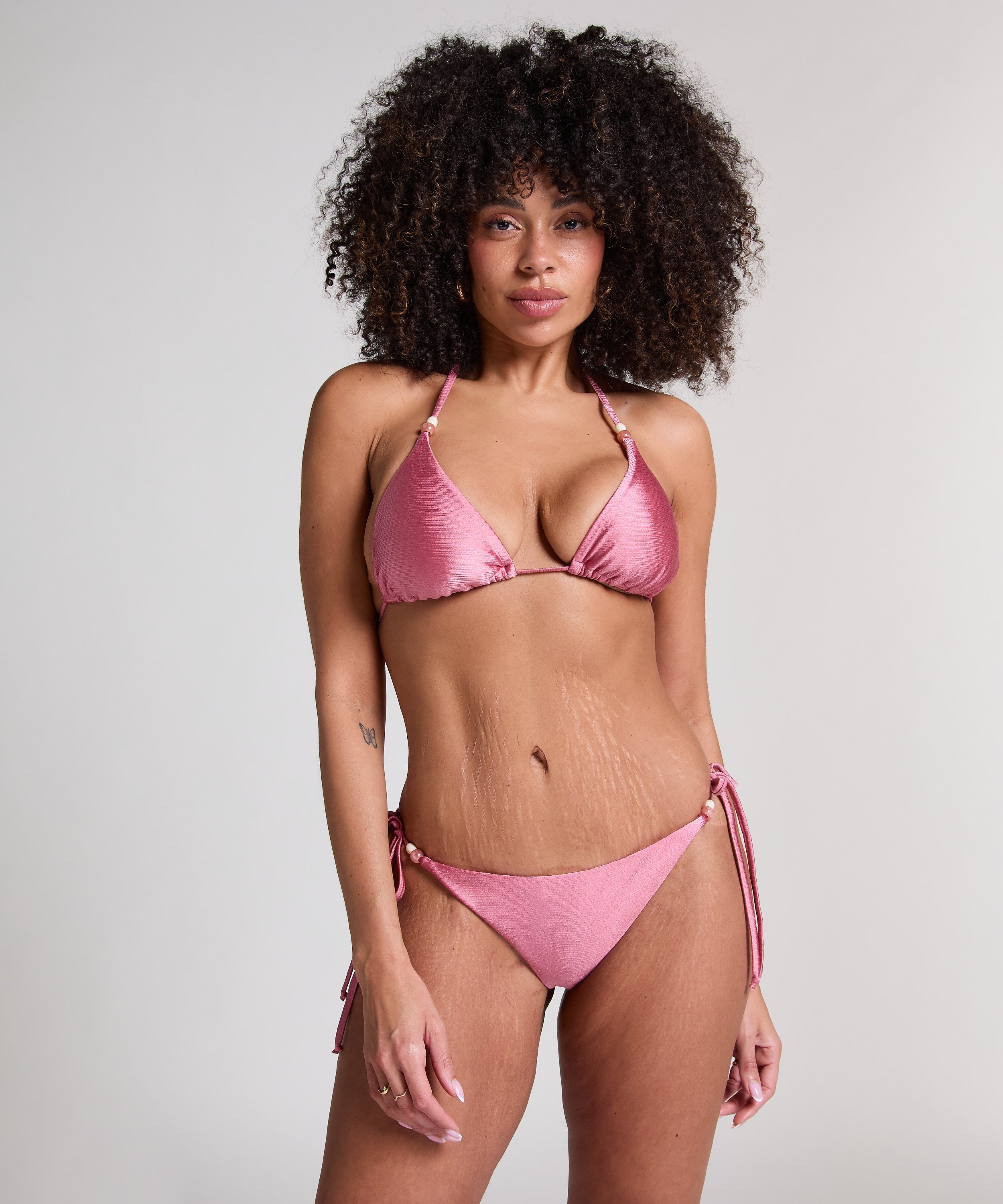 Tanga de bikini Kallua, Rosa, main