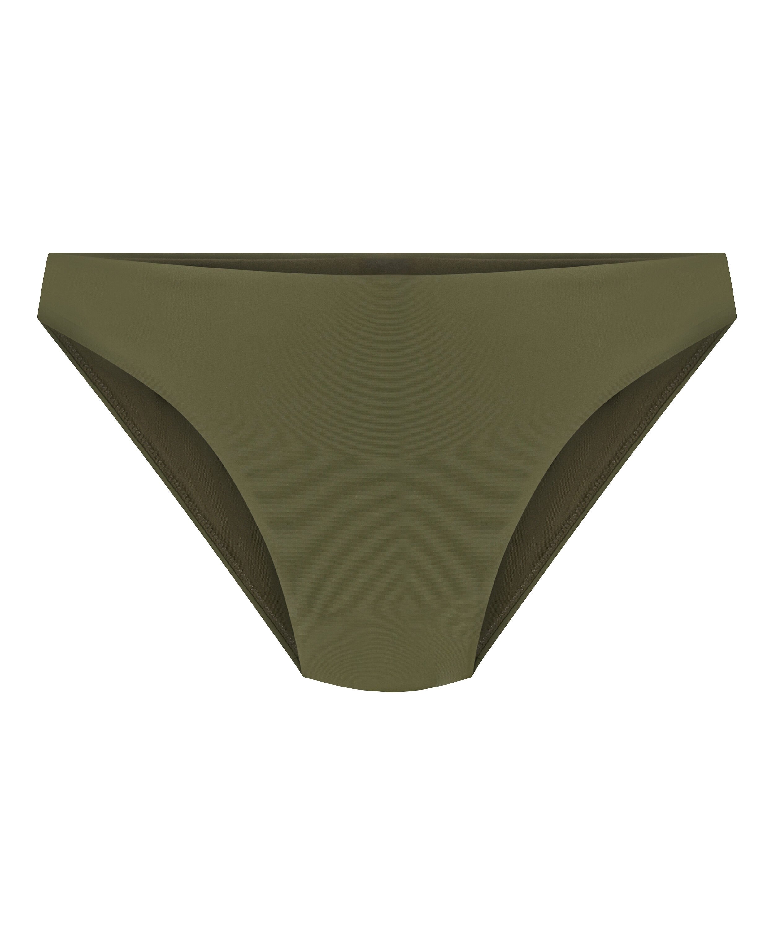 Braguita de Bikini de Corte Alto Luna, Verde