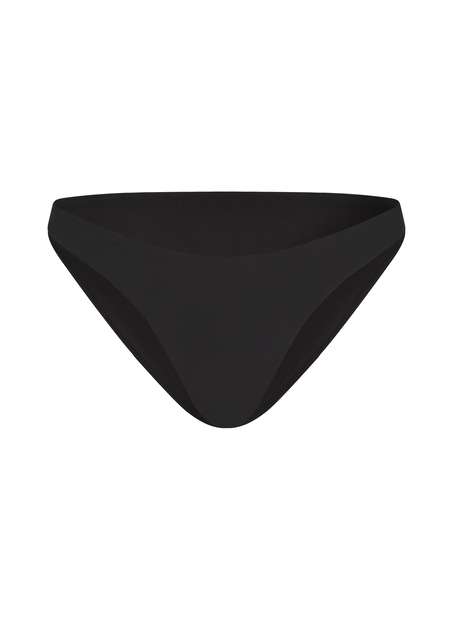 Braguita de Bikini de Corte Alto Luna, Negro