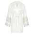 Kimono de sat&eacute;n Bridal, Blanco