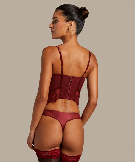 Bustier Zoe, Rojo