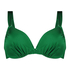 Top de bikini acolchado con aros Antigua, Verde