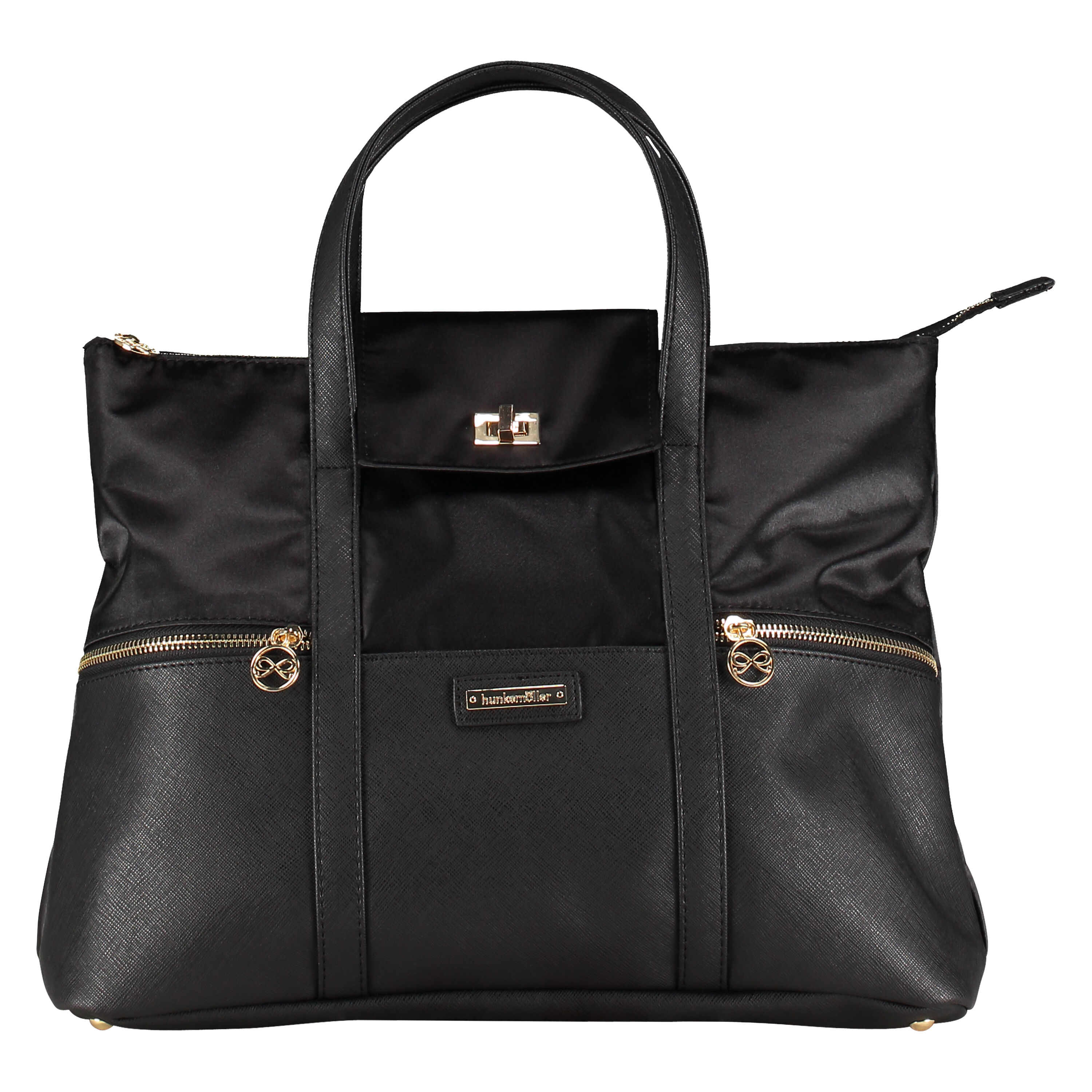 Suntuoso bolso de mano, Negro