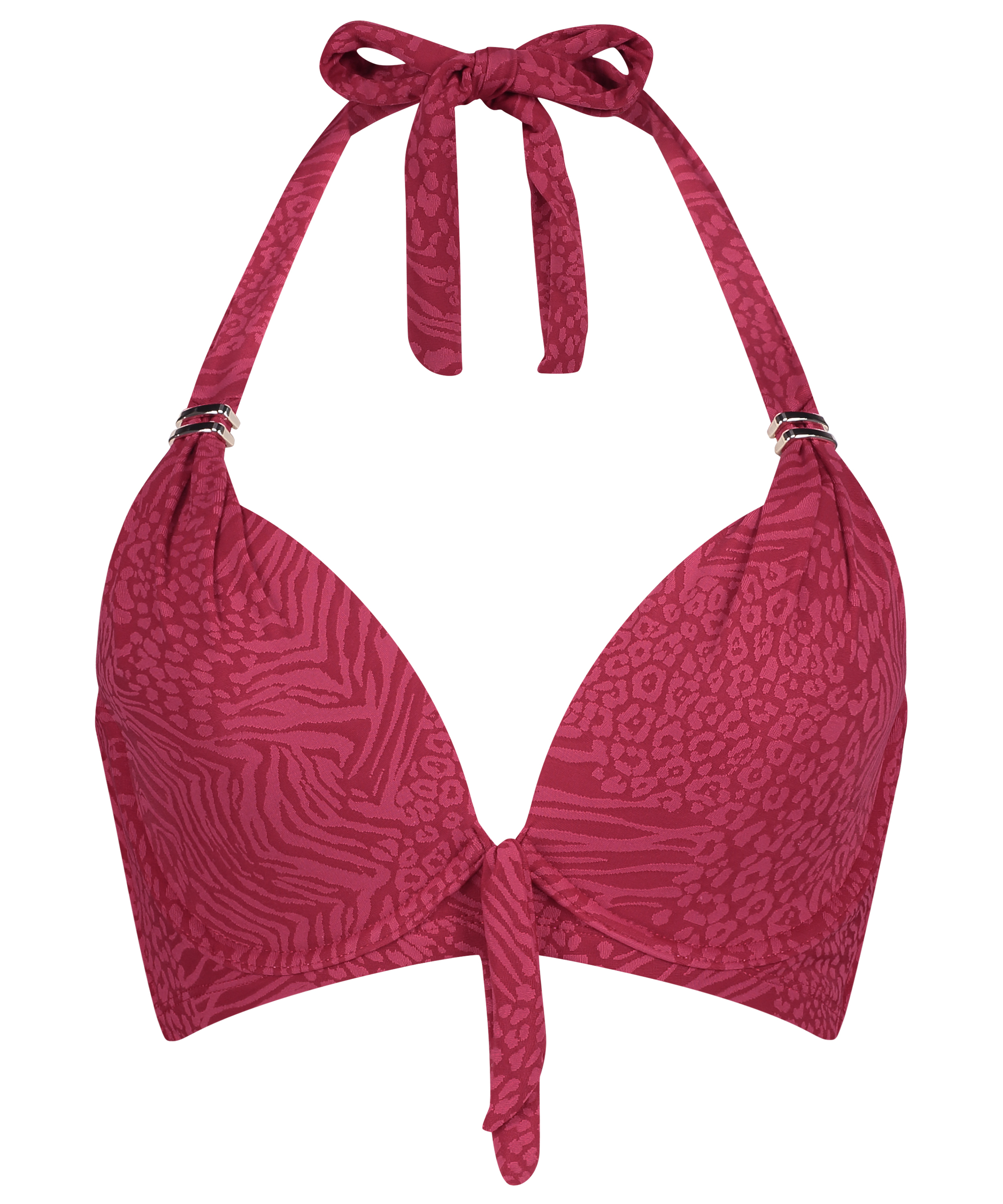 Top de bikini con aros moldeados Kai Copa E +, Rojo, main