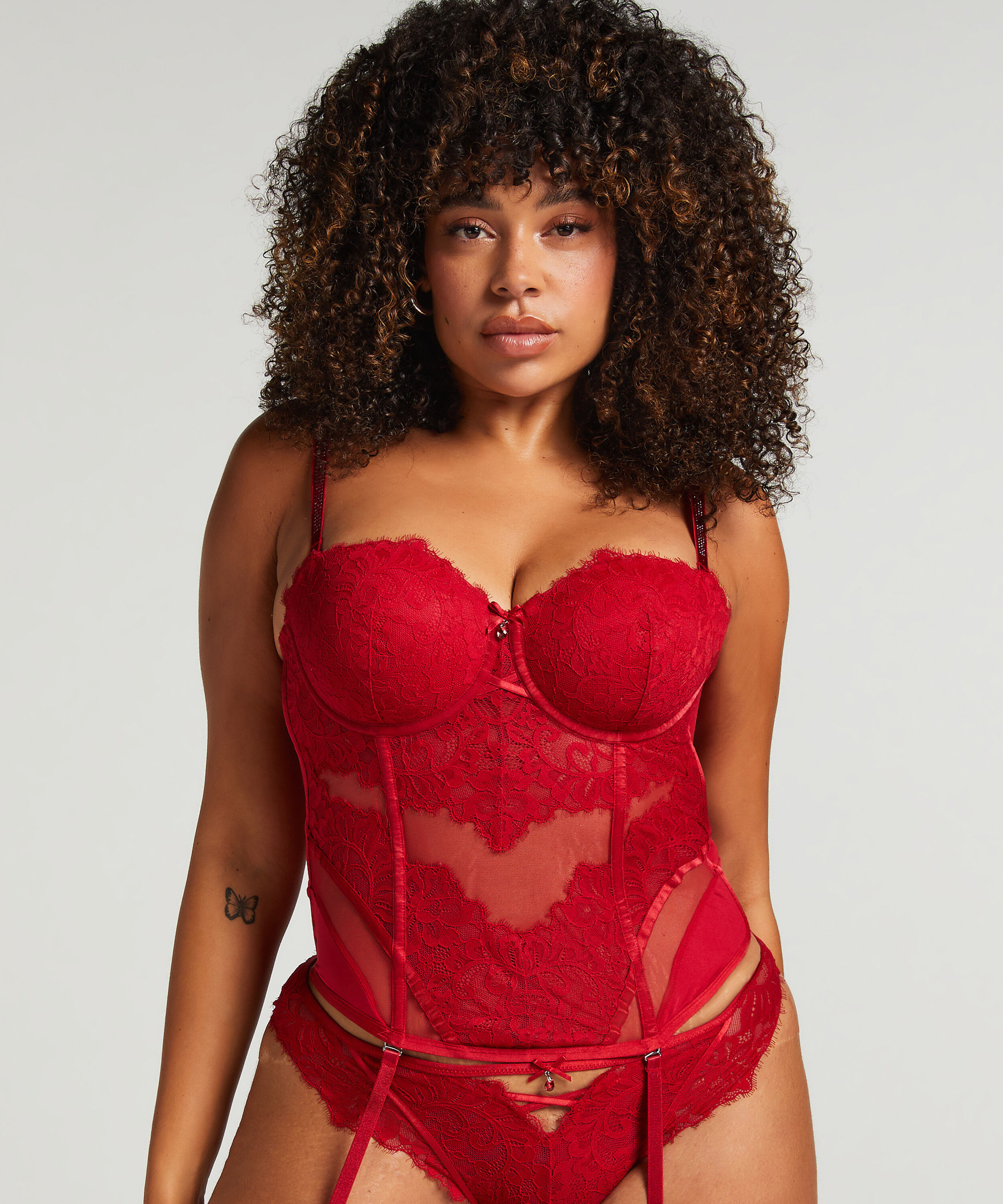 Bustier Charlotta, Rojo