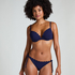 Braguita de bikini Scallop, Azul