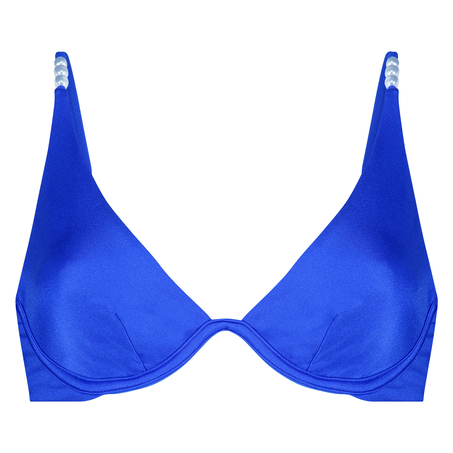 Top de bikini no preformado Monaco Vivian Hoorn, Azul