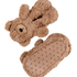 Pantuflas Teddy Bear, Beige