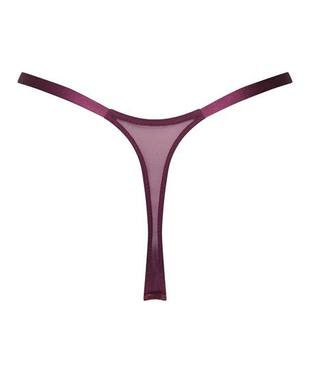 Tanga de tiro alto Nikki, Morado