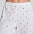Pantal&oacute;n de pijama Pointelle, Blanco