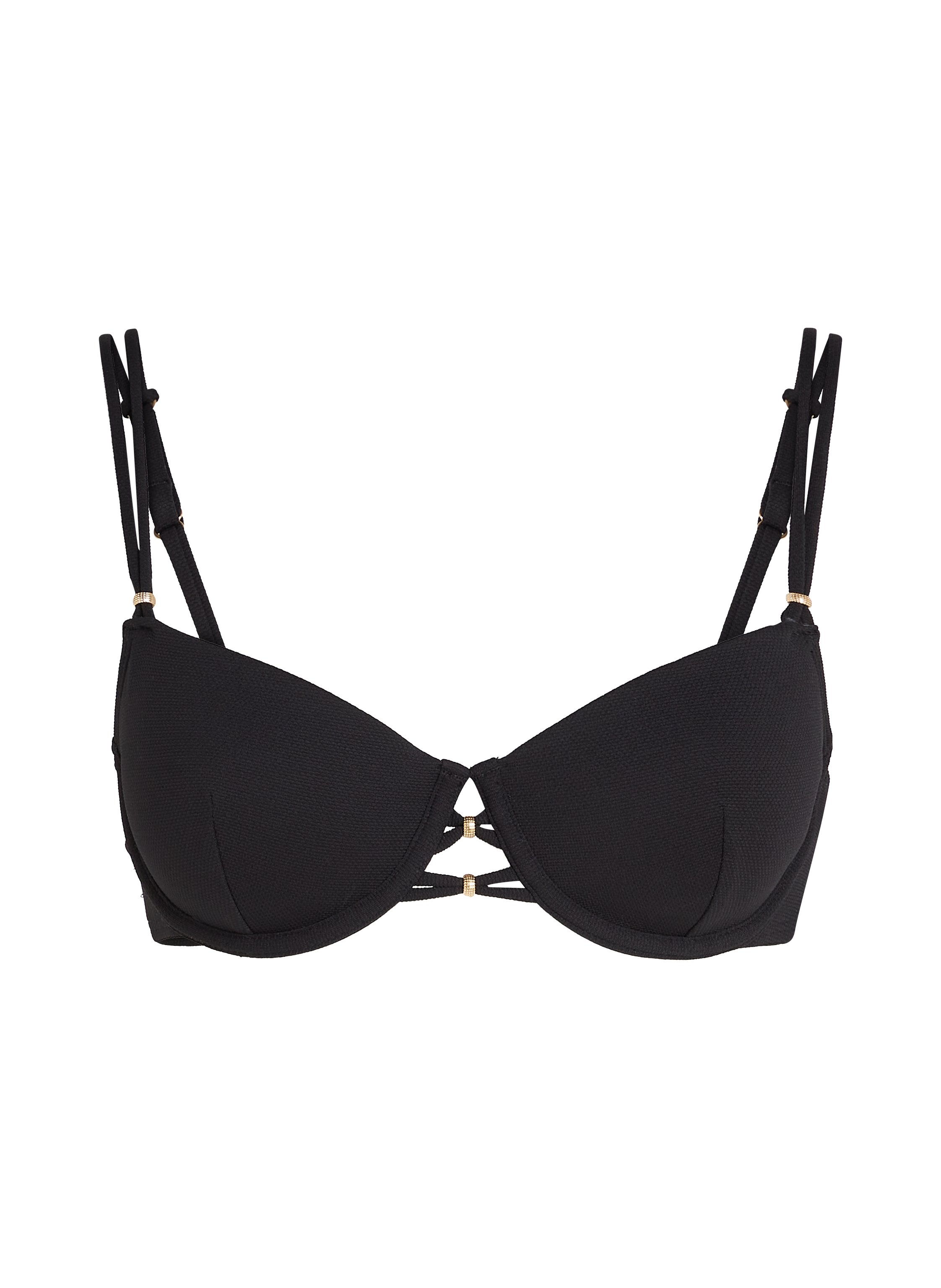 Top de bikini Holbox, Negro, main