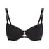 Top de bikini Holbox, Negro