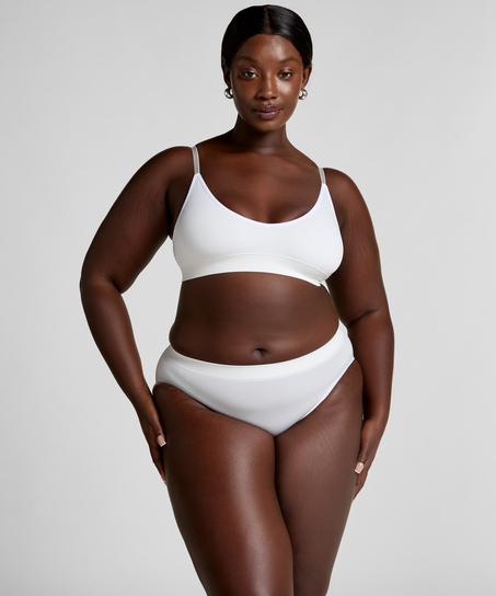 Bralette triangular Dide, Blanco