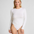 Camiseta de manga larga en algodón suave, Blanco