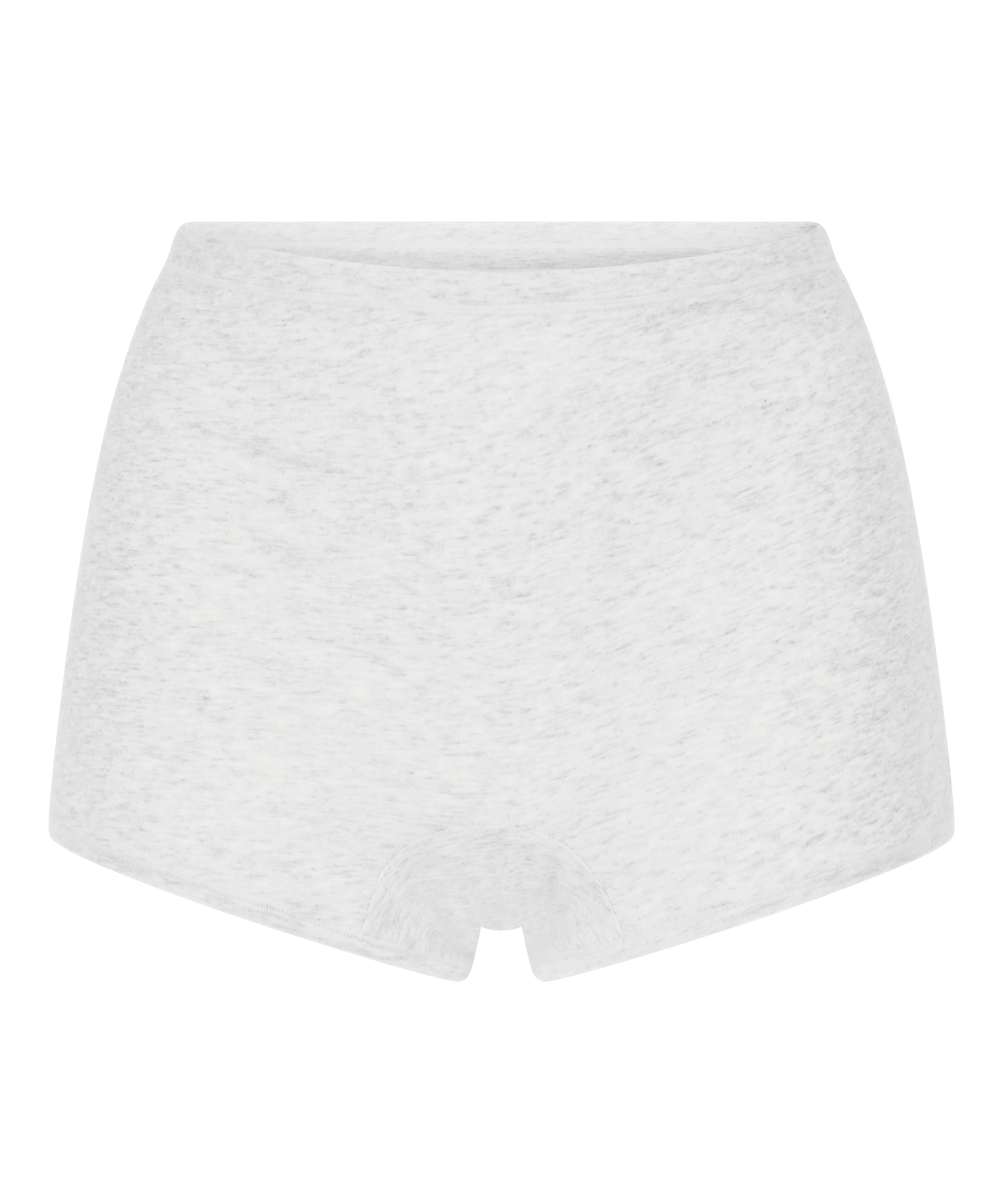 Boyshort de algod&oacute;n suave, Gris, main