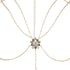 Top de bralette chain, Amarillo