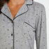 Conjunto de pijama largo, Gris