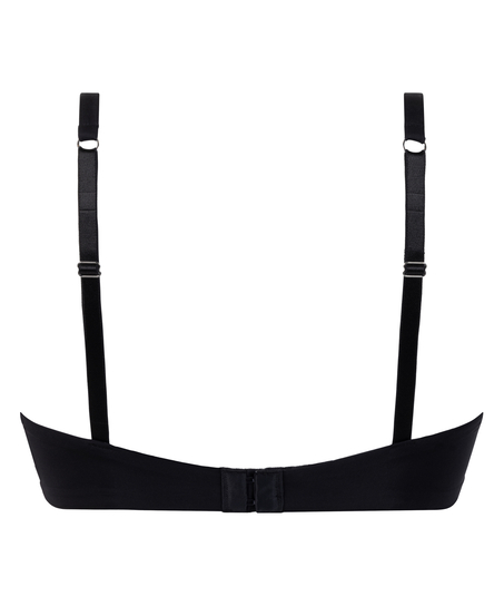Sujetador sin soporte preformado Lea Lace, Negro