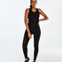 Camiseta sin mangas redonda HKMX, Negro