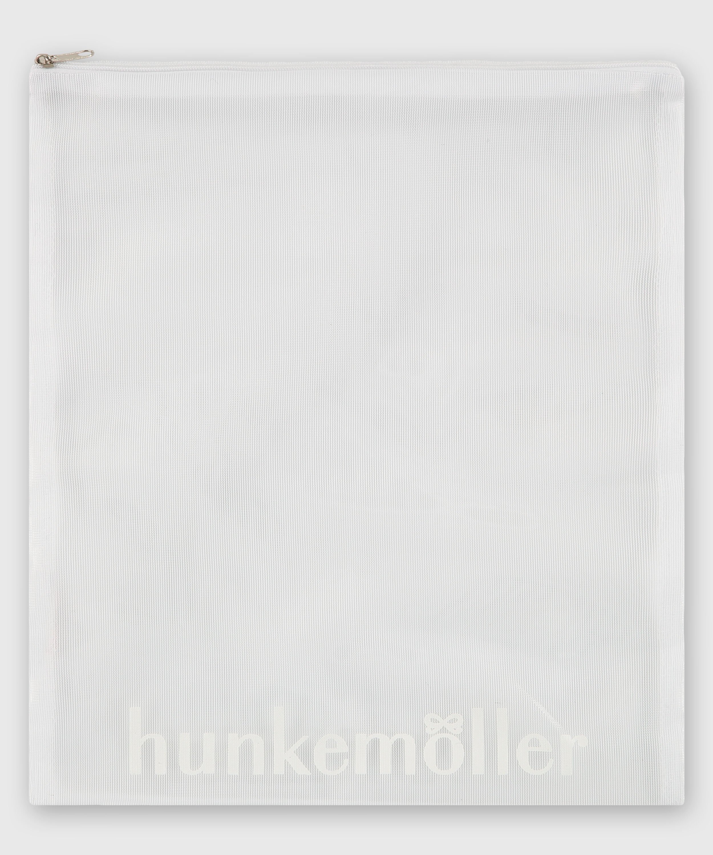 Bolsa para el lavado prendas delicadas cremallera, Blanco