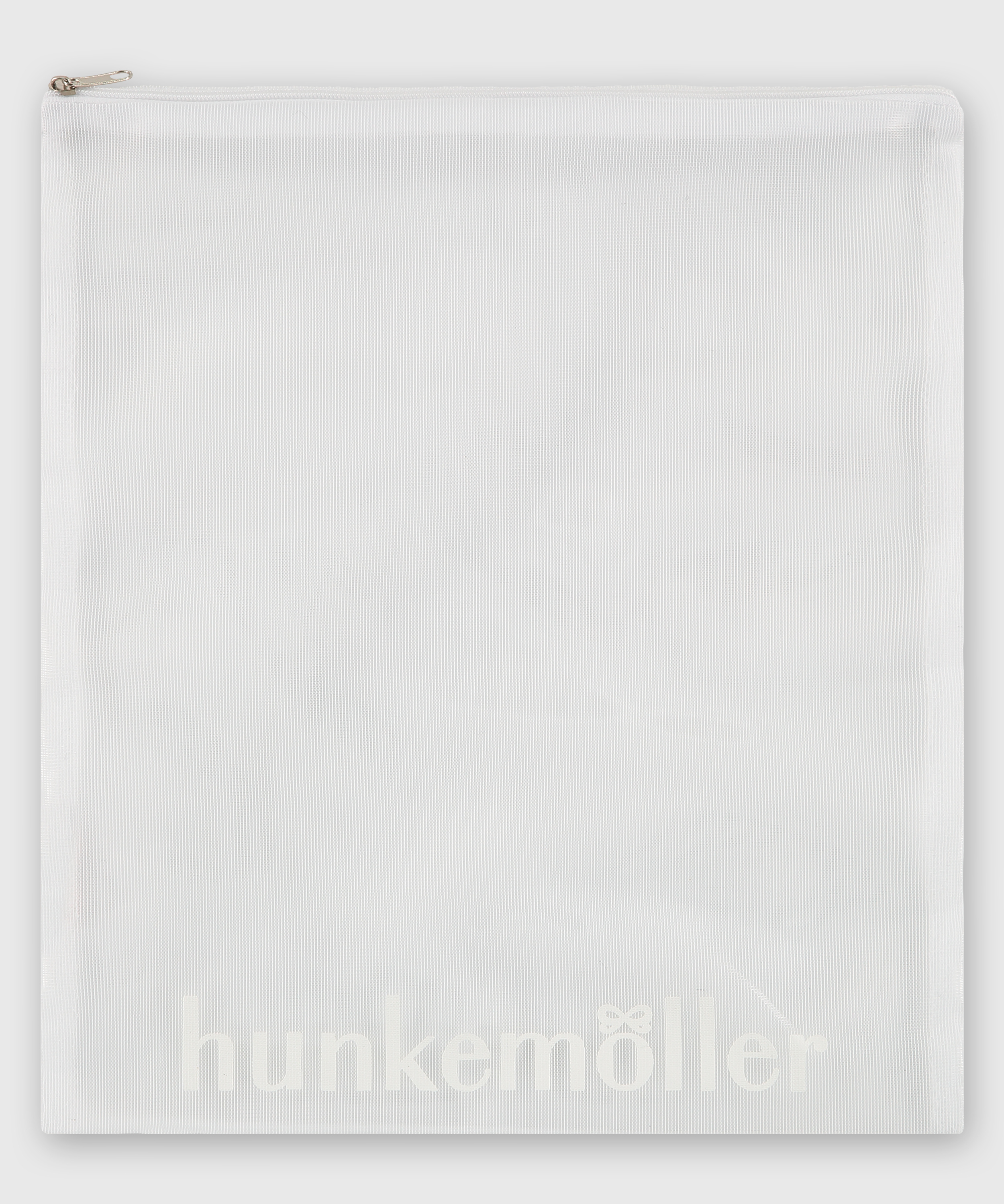 Bolsa para el lavado prendas delicadas cremallera, Blanco, main