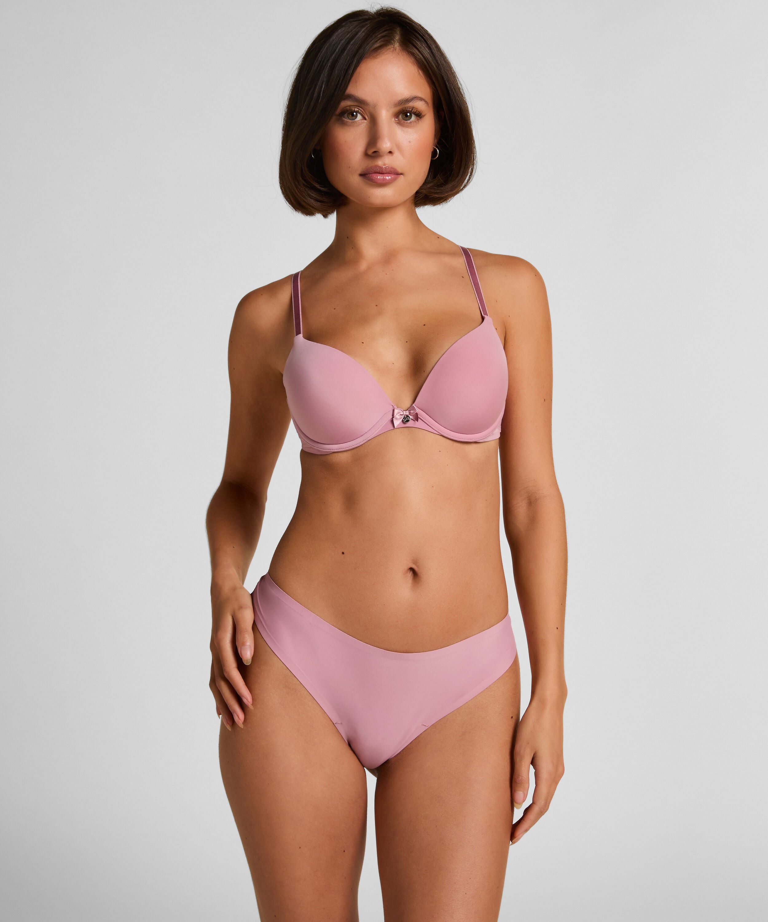 Invisible Tanga Lace Back, Rosa Invisible Tanga Lace Back, Rosa