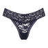 Tanga de corte ultra bajo en forma de V, Azul