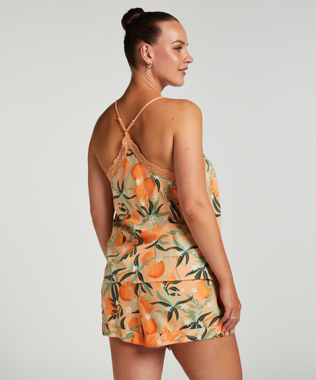 Pantalón corto de pijama, Rosa