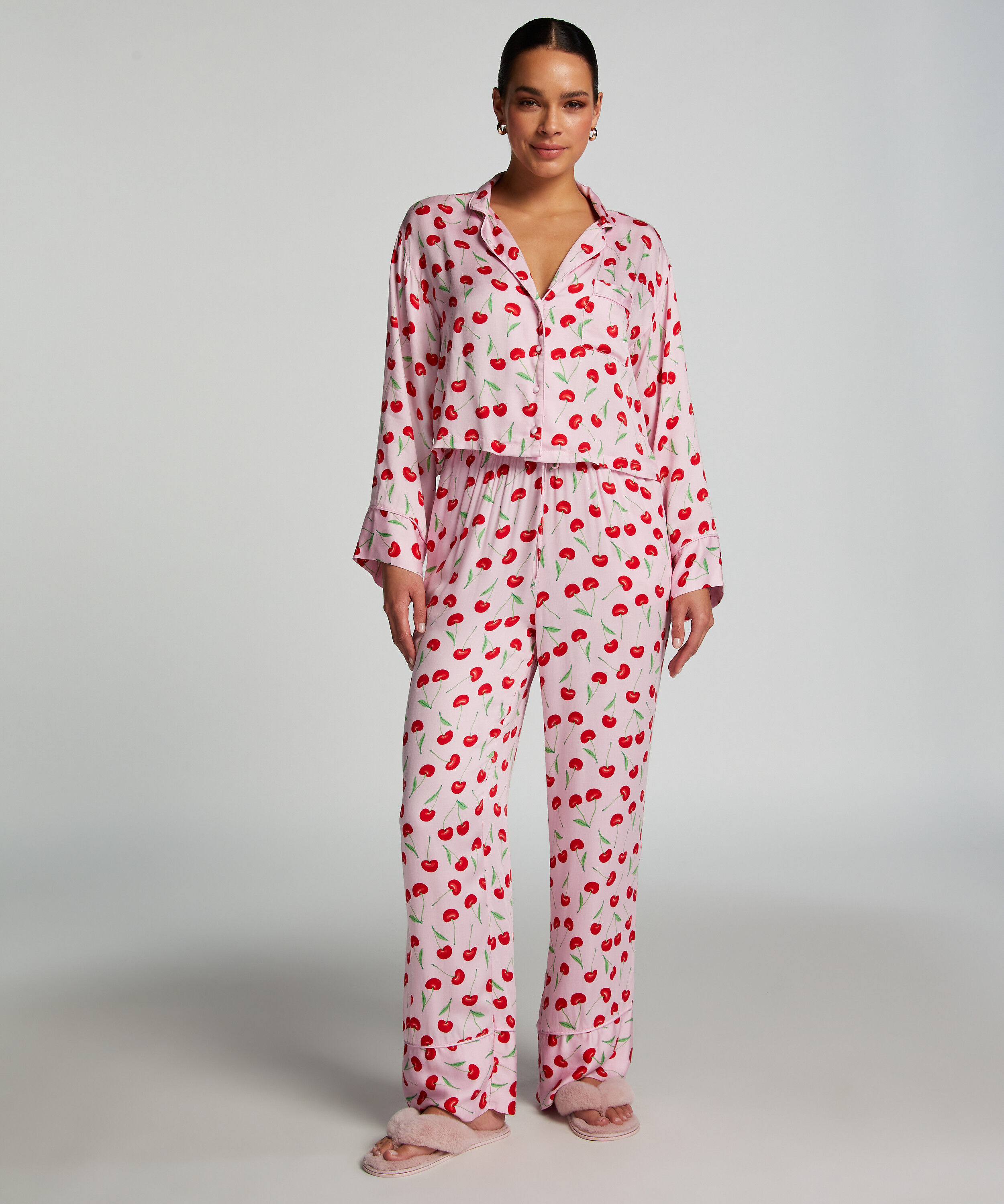 Pantalón de pijama tejido Springbreakers, Rosa