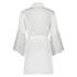 Kimono de sat&eacute;n Lily, Blanco