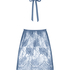 Vestido lencero Magdalena, Azul