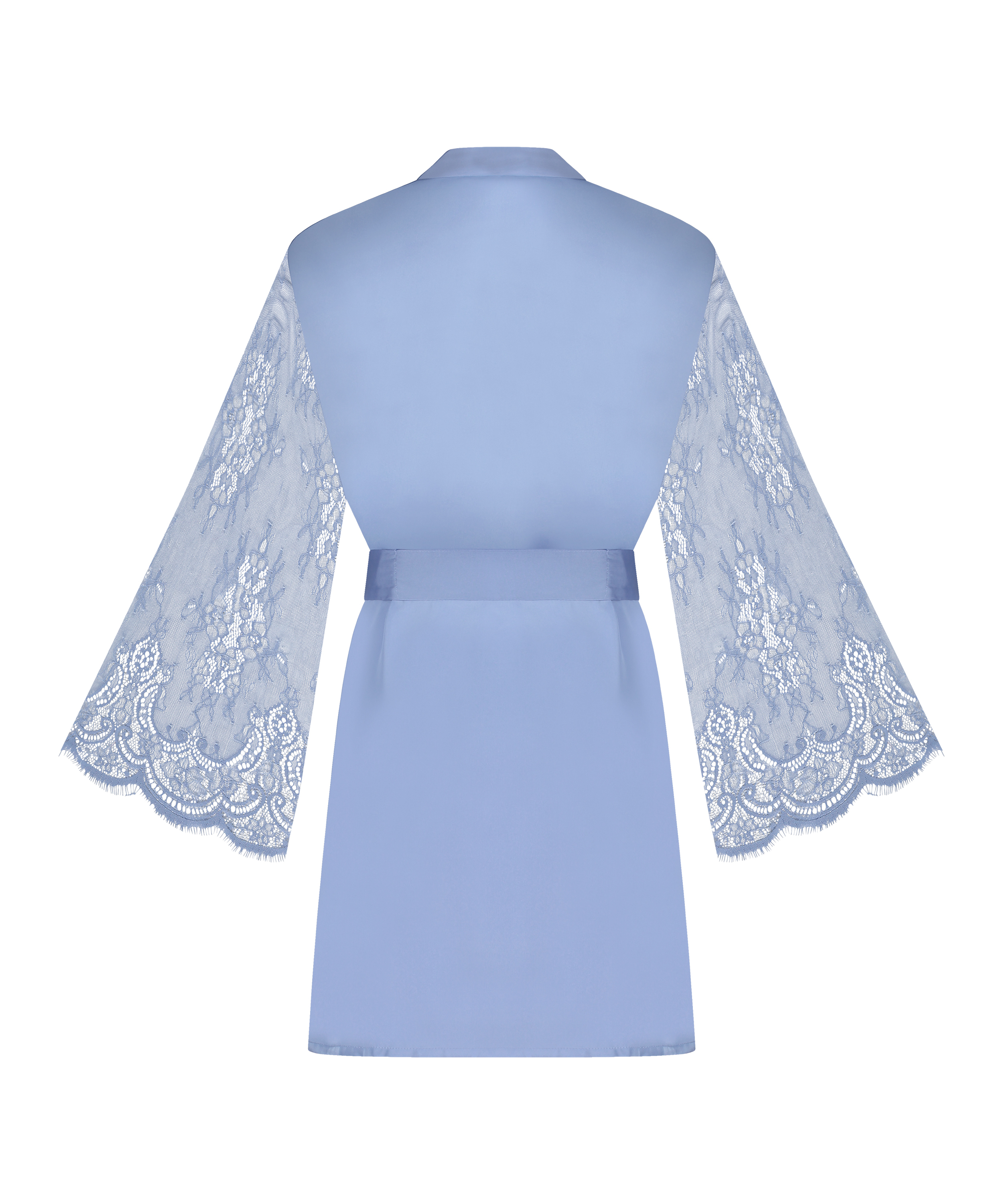 Kimono Satin, Azul, main