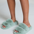 Pantuflas Hannah, Verde