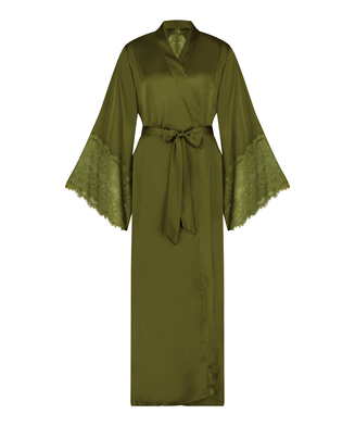 Kimono de satén, Verde