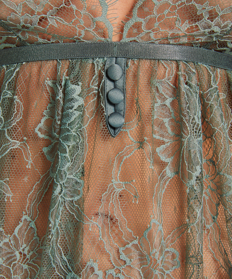 Vestido lencero Magdalena, Verde