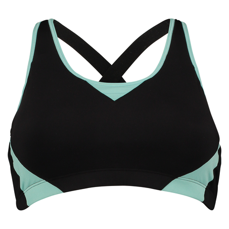 The Athlete sports bra Level 2, Negro