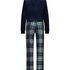 Conjunto de pijama de terciopelo, Verde