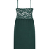 Vestido lencero Nora Lace, Verde