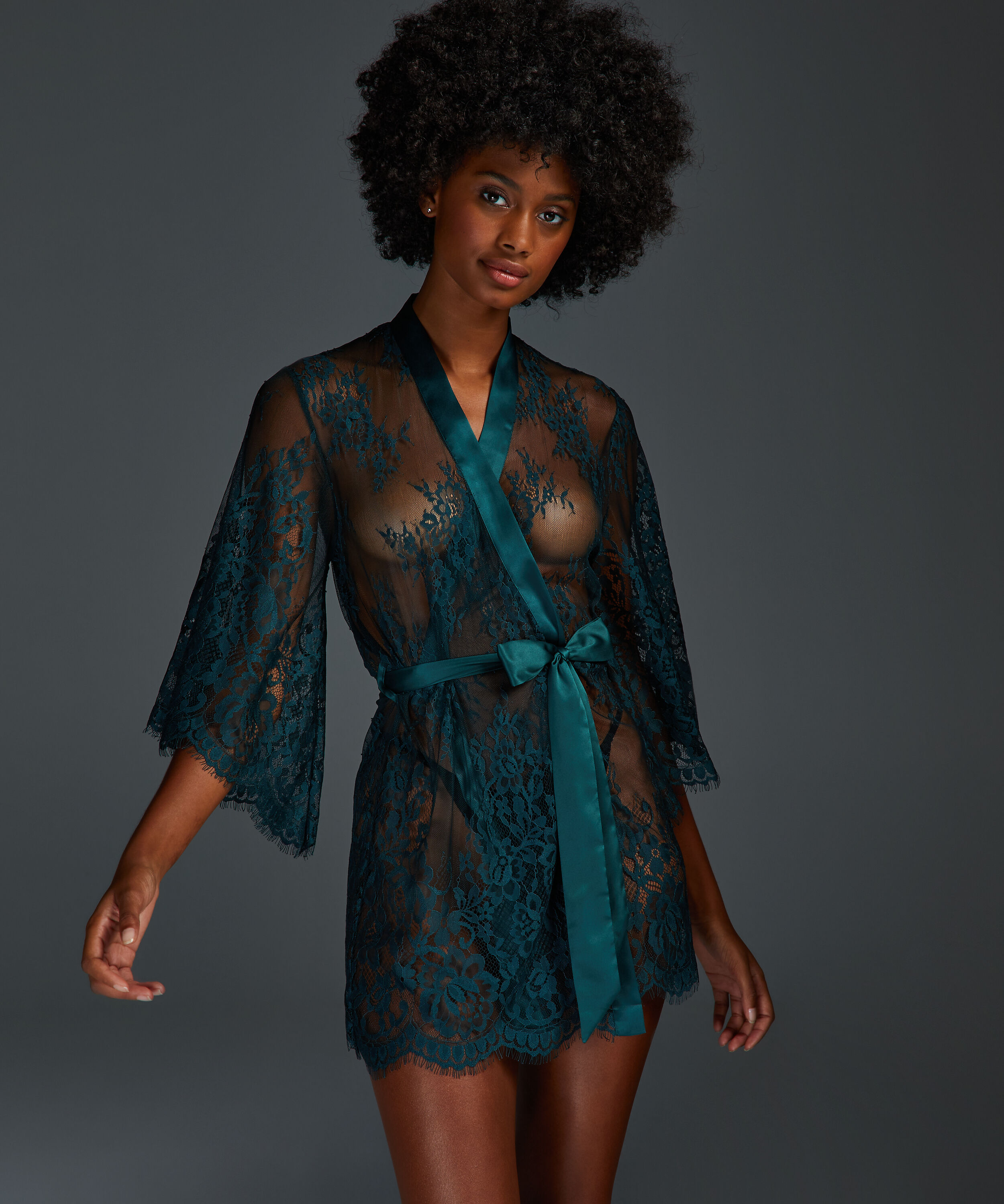 Kimono Lace Isabelle, Verde