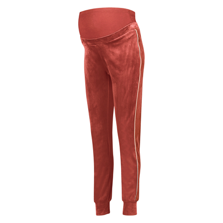 Pantalón para correr de premamá de terciopelo, Rosa
