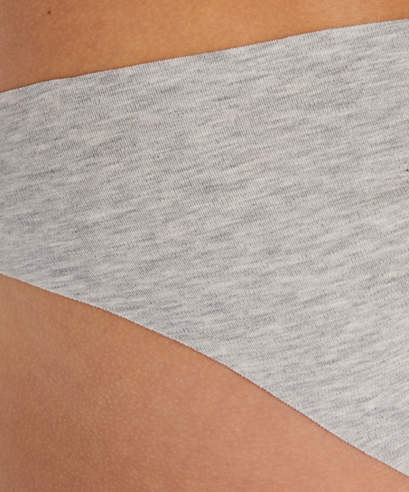 Braguita brasileña de algodón Invisible, Gris
