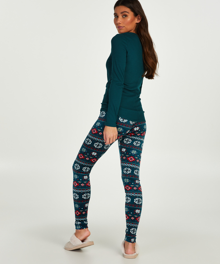 Leggings de terciopelo, Verde