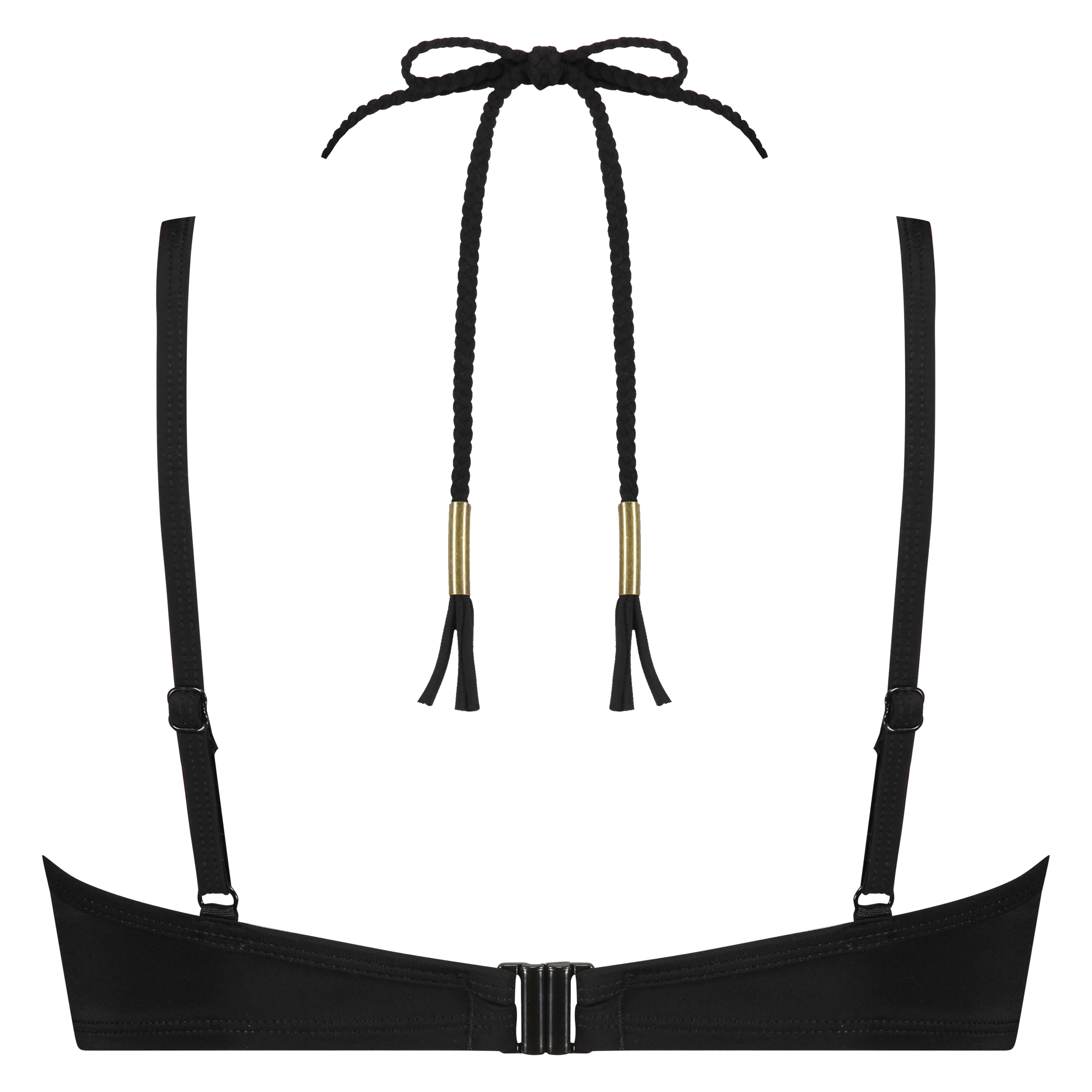 Top de bikini de aros preformado Sunset Dream, Negro, main