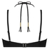 Top de bikini de aros preformado Sunset Dream, Negro