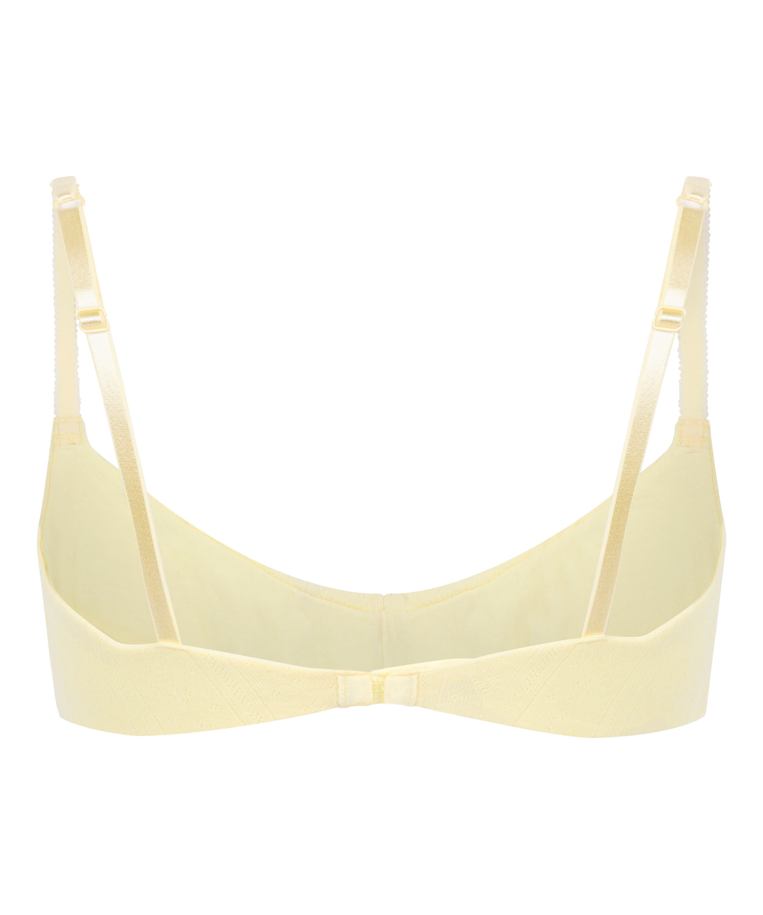 Bralette en pointelle, Amarillo, main