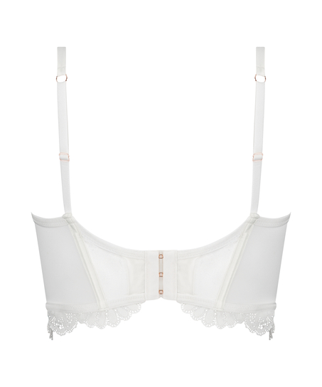Sujetador longline con aros sin relleno Jamie, Blanco