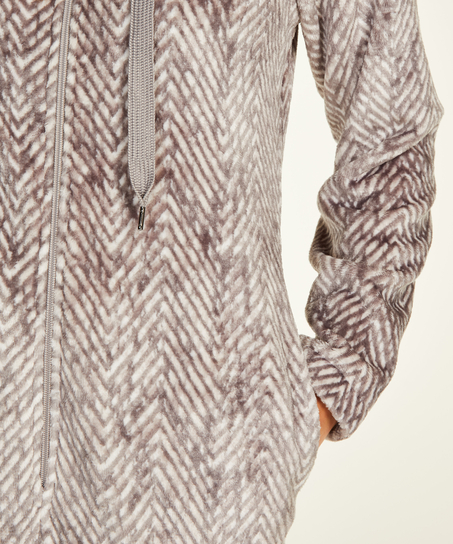 Mono Flannel Fleece, Gris